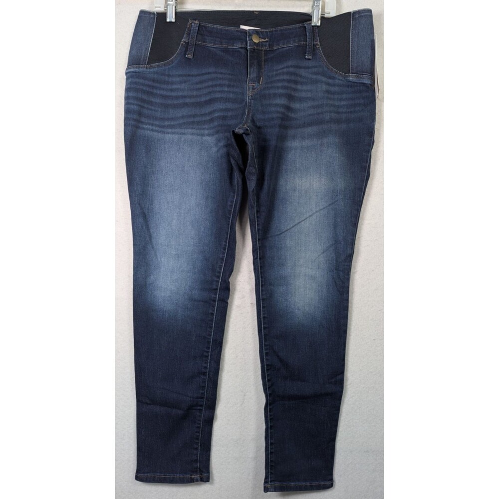 Isabel Maternity - Pregnancy Blue Jeans Straight Leg - Size 12 / 31R 29"